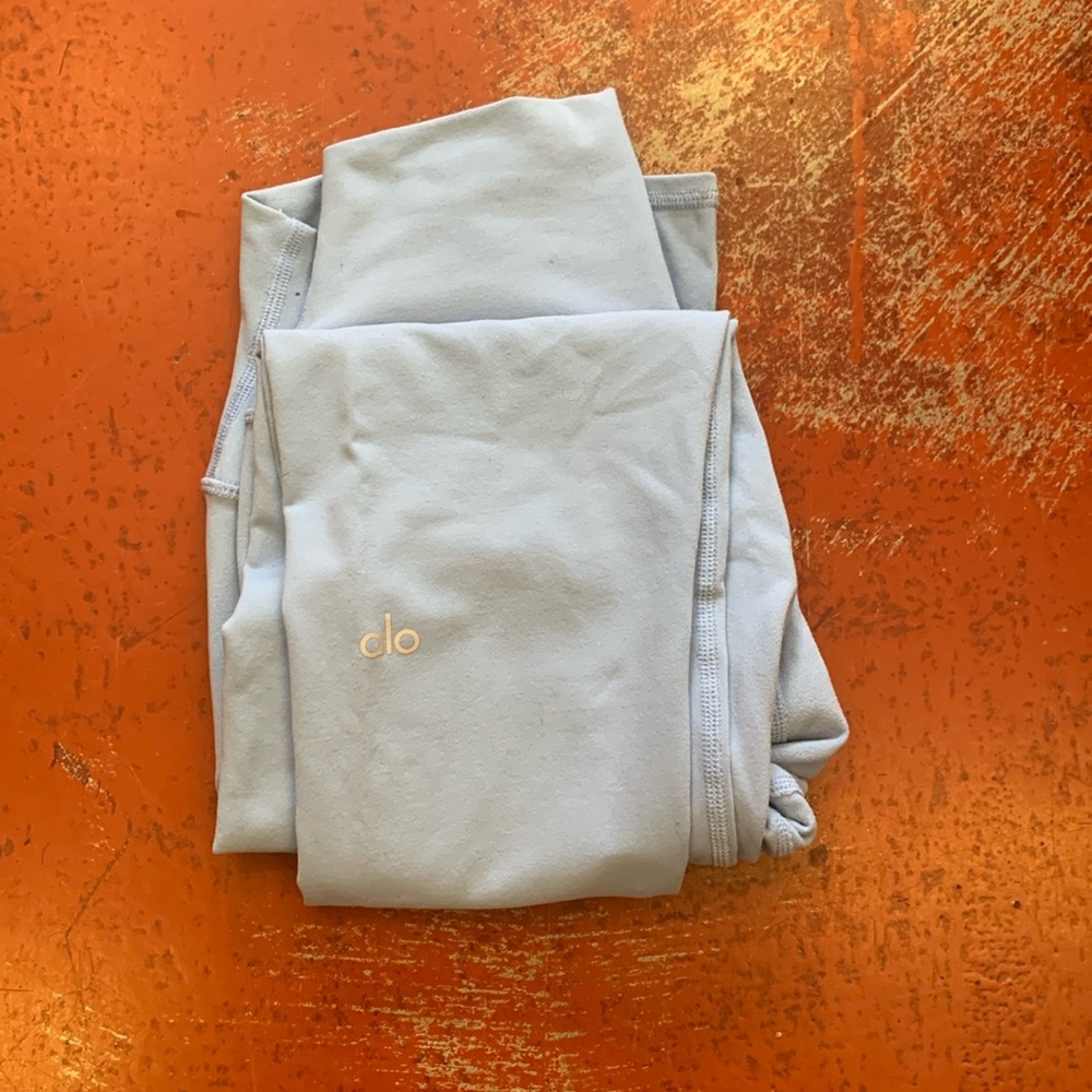 Alo High Waisted Airlift Baby Blue Leggins